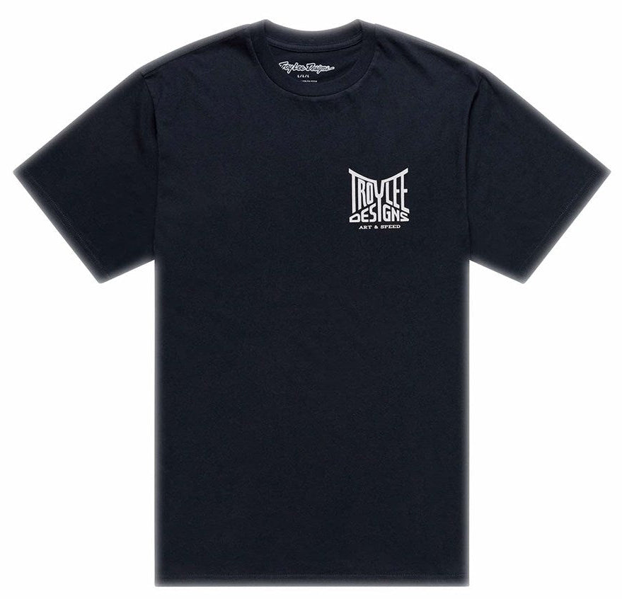 Troy Lee Designs Short Sleeve Tee Handlebar Black FRONT