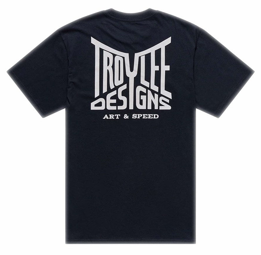 Troy Lee Designs Short Sleeve Tee Handlebar Black BACK