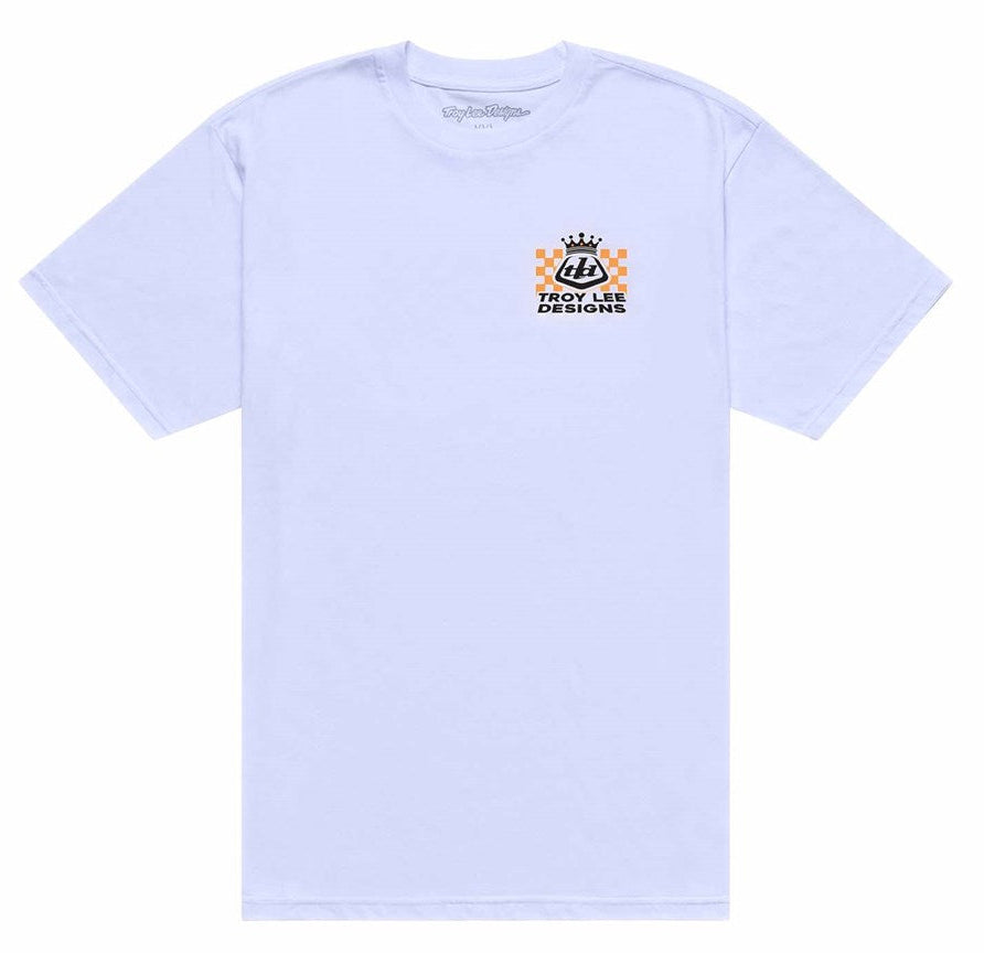 Troy Lee Designs Short Sleeve Tee Friday Night White FRONT