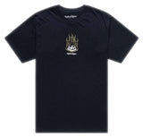 Troy Lee Designs Short Sleeve Tee Flame2 Black FRONT