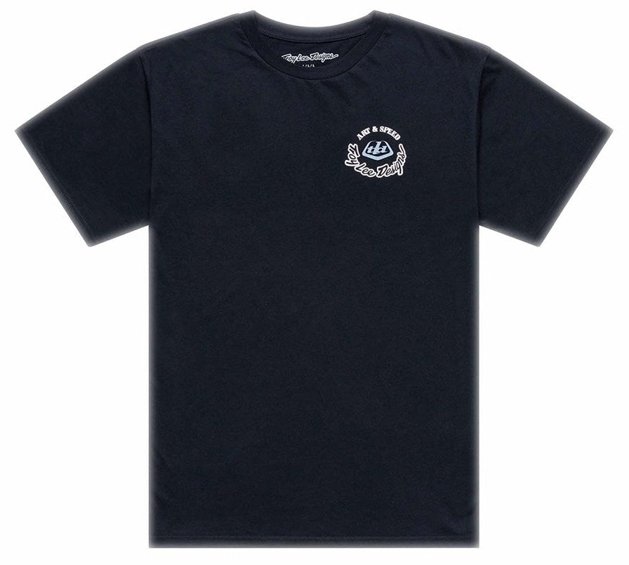 Troy Lee Designs Short Sleeve Tee Carb Club Black FRONT
