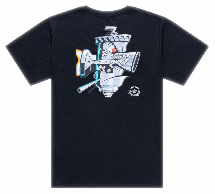 Troy Lee Designs Short Sleeve Tee Carb Club Black BACK