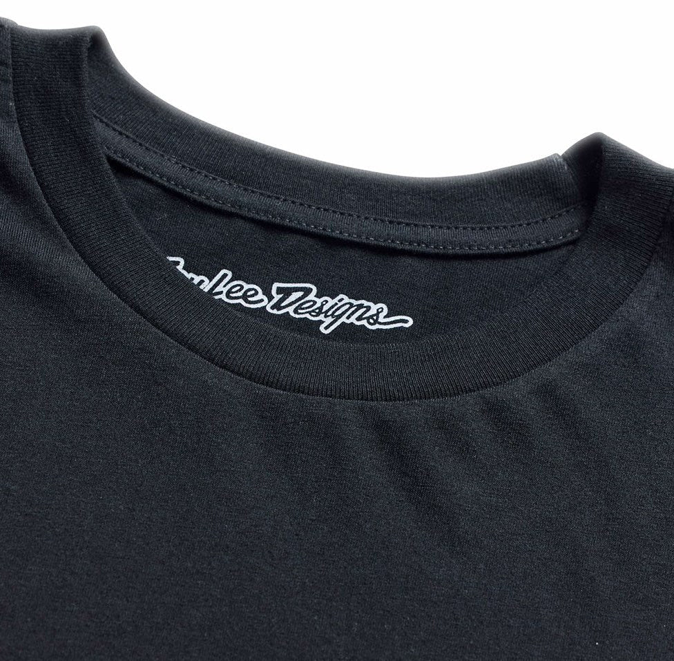 Troy Lee Designs Short Sleeve Tee Carb Club Black DETAILS