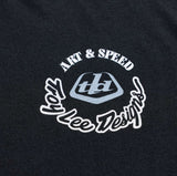 Troy Lee Designs Short Sleeve Tee Carb Club Black DETAILS