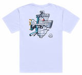 Troy Lee Designs Short Sleeve Tee Carb Club White BACK