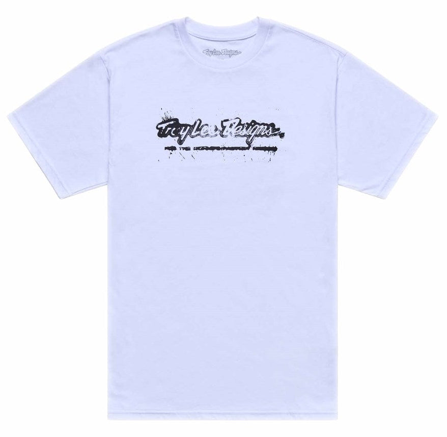 Troy Lee Designs Short Sleeve Tee Repeat White FRONT