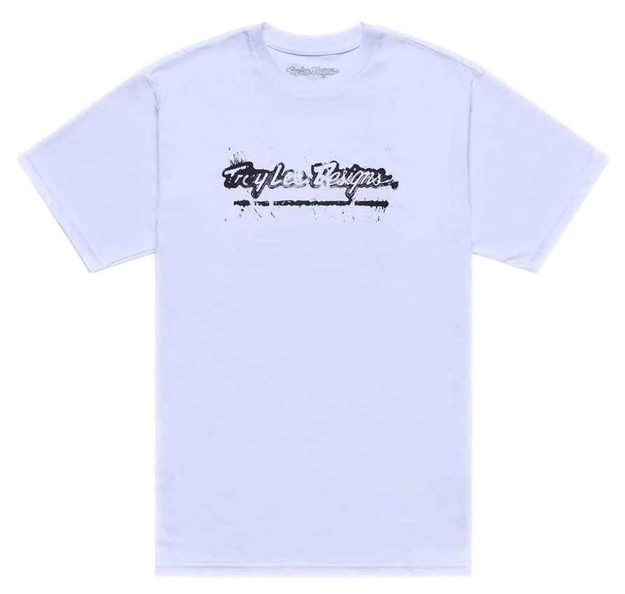 Troy Lee Designs Repeat Short Sleeve Tee Black FRONT