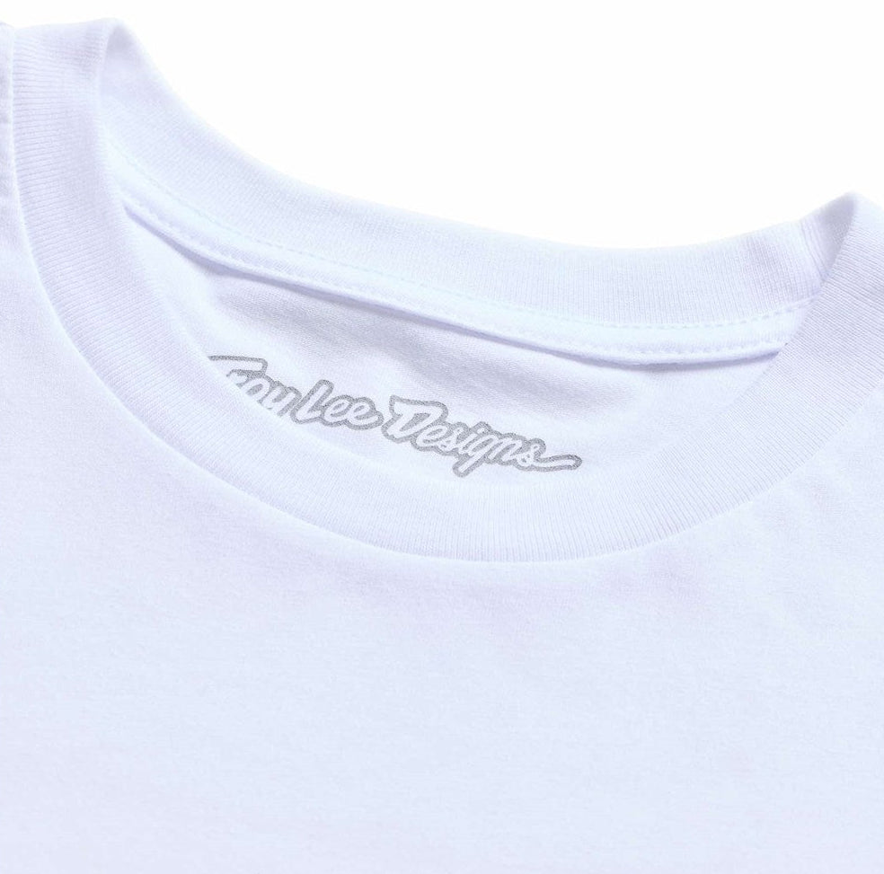 Troy Lee Designs Short Sleeve Tee Repeat White DETAILS