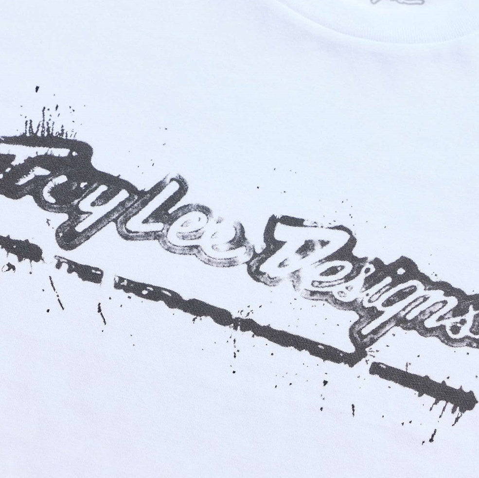 Troy Lee Designs Short Sleeve Tee Repeat White DETAILS