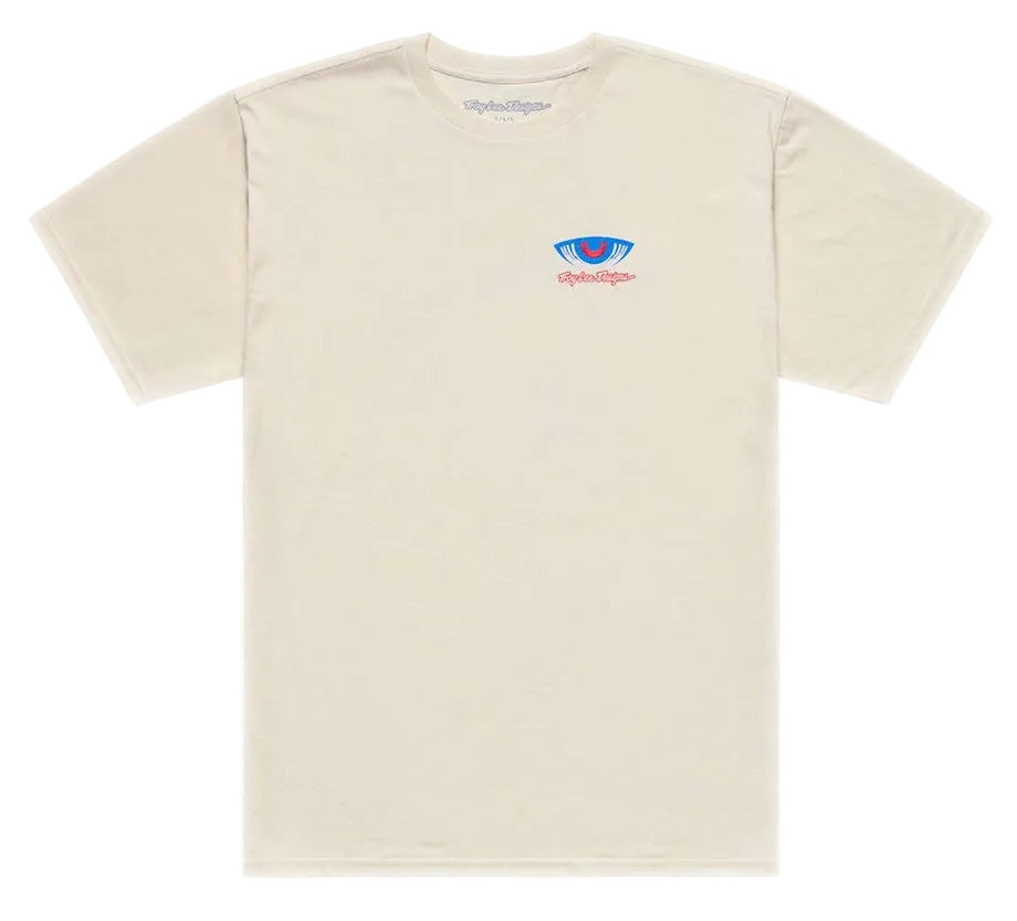 Troy Lee Designs Short Sleeve Tee Cyborg Vintage White FRONT
