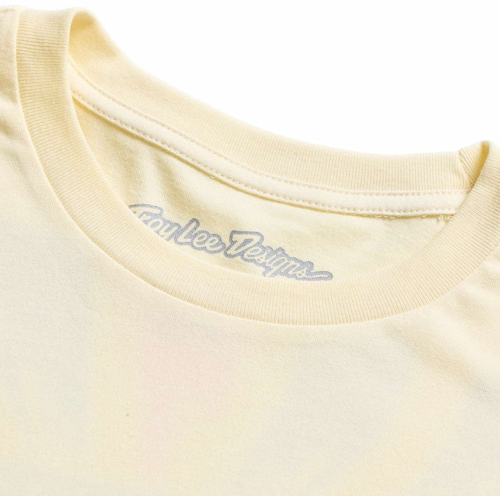 Troy Lee Designs Short Sleeve Tee Cyborg Vintage White DETAILS
