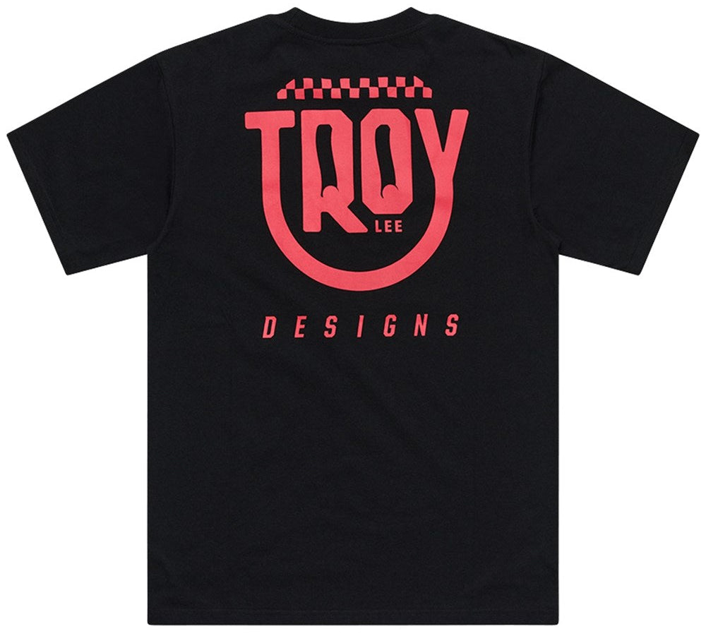 Troy Lee Designs SHORT SLEEVE TEE SMILEY BLACK BACK