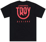 Troy Lee Designs SHORT SLEEVE TEE SMILEY BLACK BACK