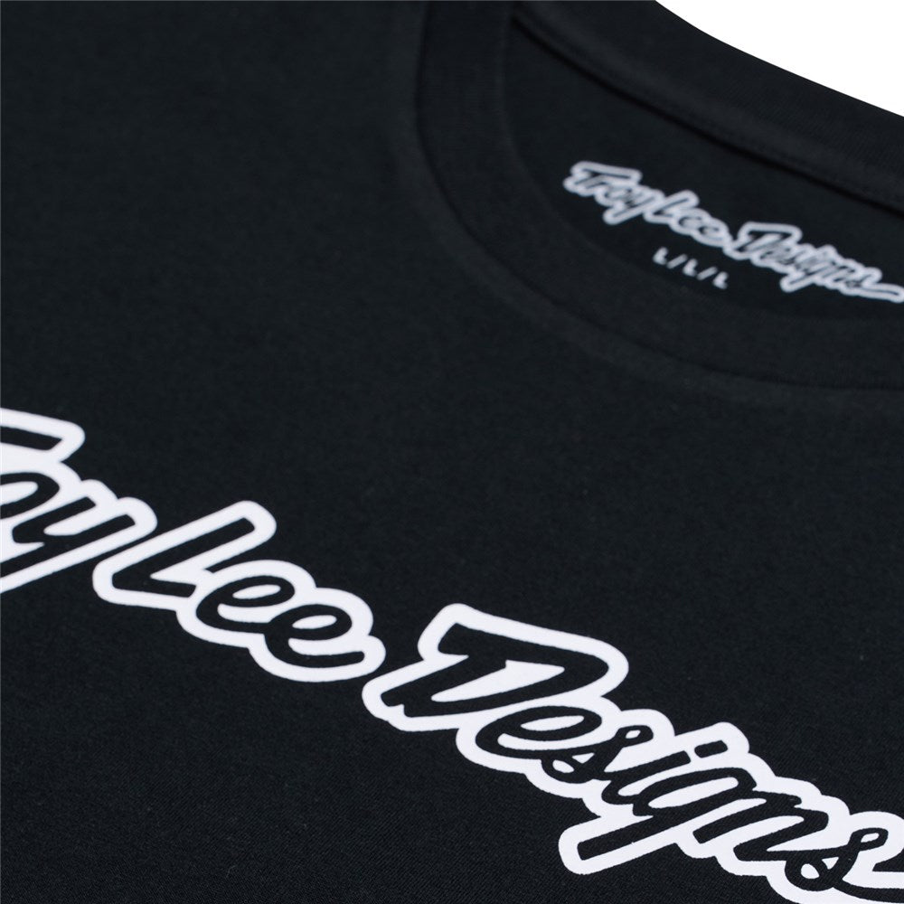 Troy Lee Designs SHORT SLEEVE TEE SIGNATURE BLACK PRINT