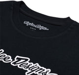 Troy Lee Designs SHORT SLEEVE TEE SIGNATURE BLACK DETAILS