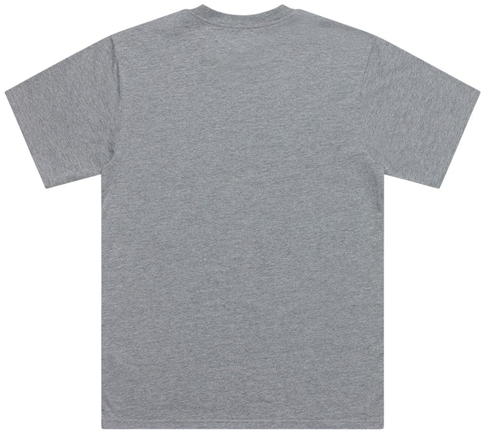 Troy Lee Designs SHORT SLEEVE TEE SIGNATURE GRAY HEATHER BACK