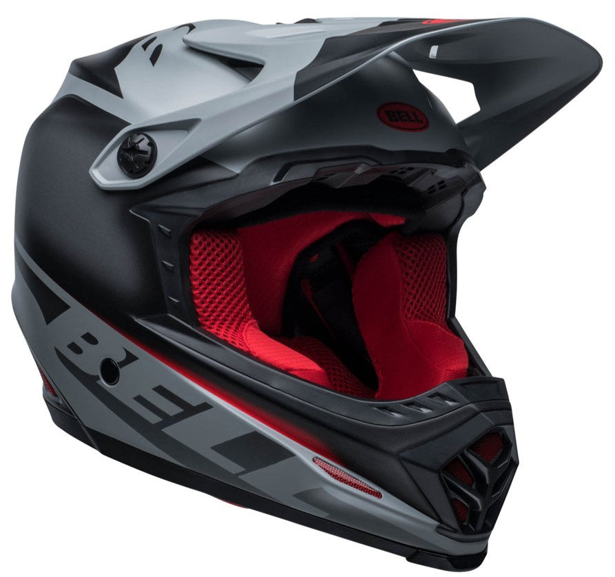 Bell Full-9 Fusion MIPS Helmet Gray/Crimson XL - Clearance