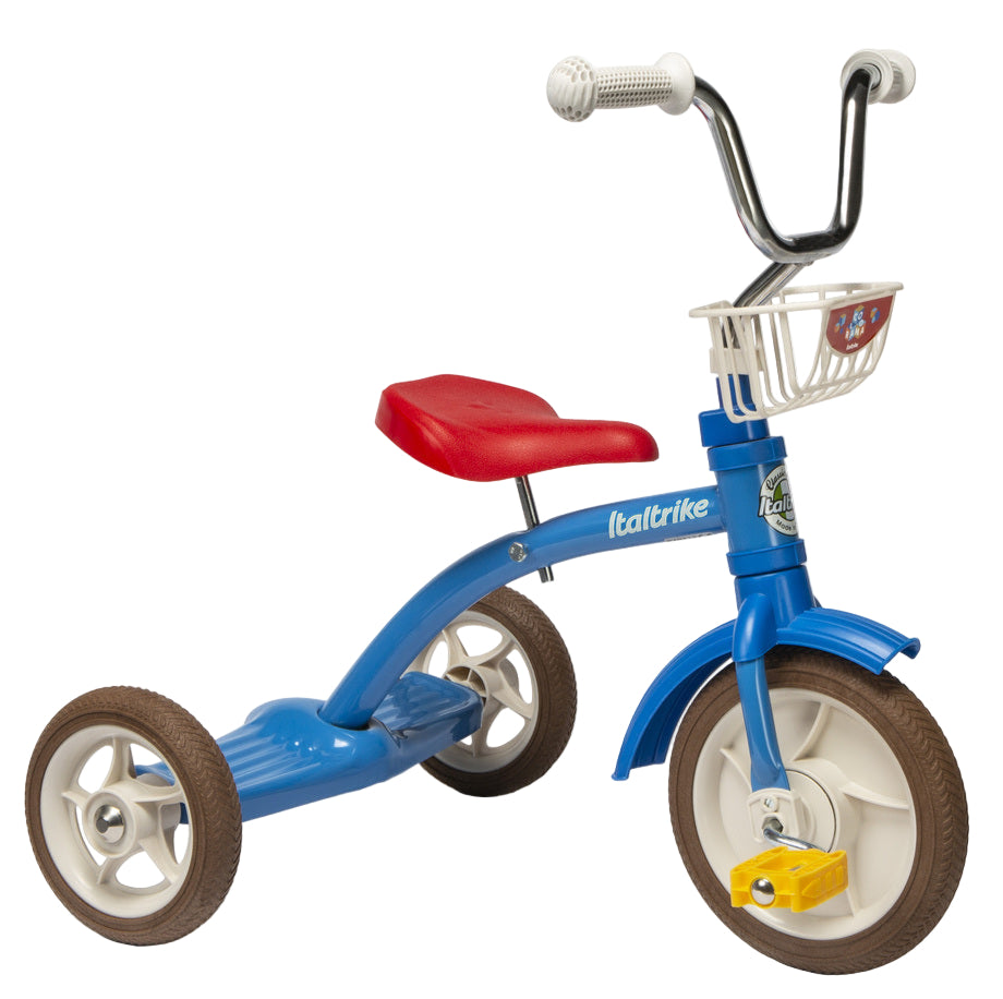 Italtrike Super Lucy 10" Trike - Colorama (Blue, Red, Yellow)
