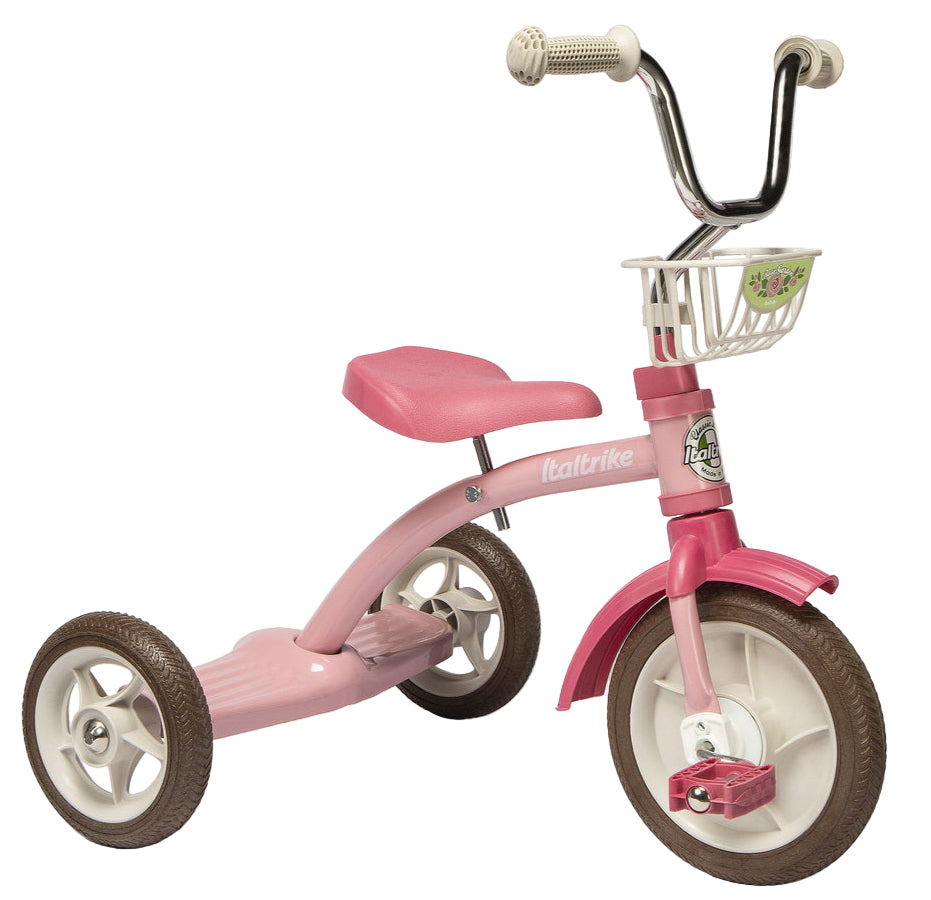 Italtrike Super Lucy 10" Trike - Rose Garden Pink