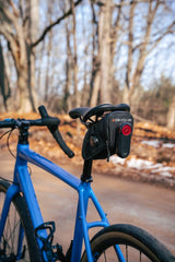 KOM Cycling Saddle Bag with ATOP Dial and Varia Mount