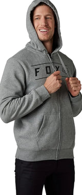 Fox PINNACLE ZIP FLEECE Heather Graphite 