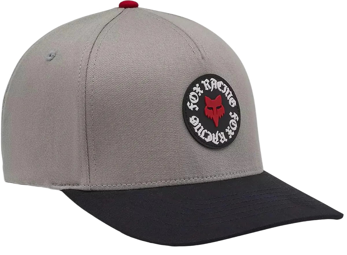 Fox Race Graphic Flexfit Hat Steel Gray