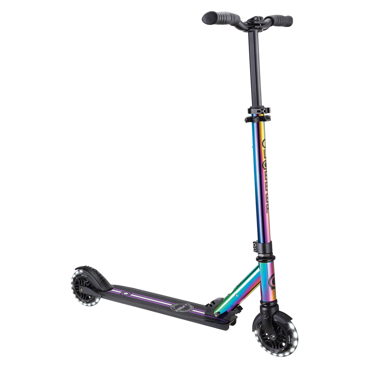Globber Flow Element Kids-Teens Scooter w/Lights