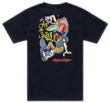 Troy Lee Designs Youth Short Sleeve Tee Heritage Black BACK