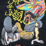 Troy Lee Designs Youth Short Sleeve Tee Heritage Black DETAILS