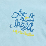 Troy Lee Designs Youth Short Sleeve Tee Heritage Dawn Blue DETAILS