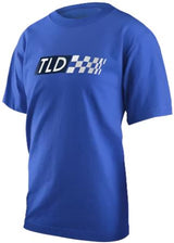 TLD BOXED OUT Youth TEE - BLUE FRONT