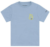 Troy Lee Designs YOUTH SHORT SLEEVE TEE PEACE OUT SMOKE BLUE FRONT