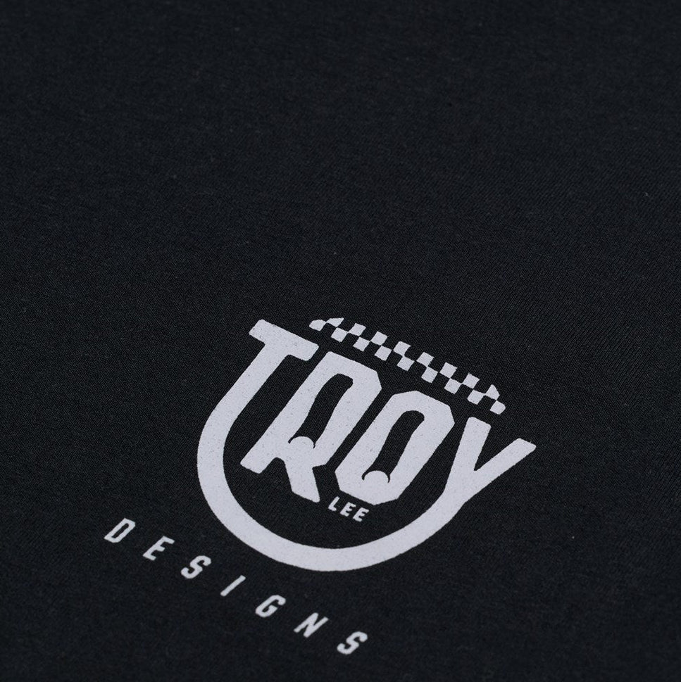 Troy Lee Designs YOUTH SHORT SLEEVE TEE SMILEY BLACK DETAILS