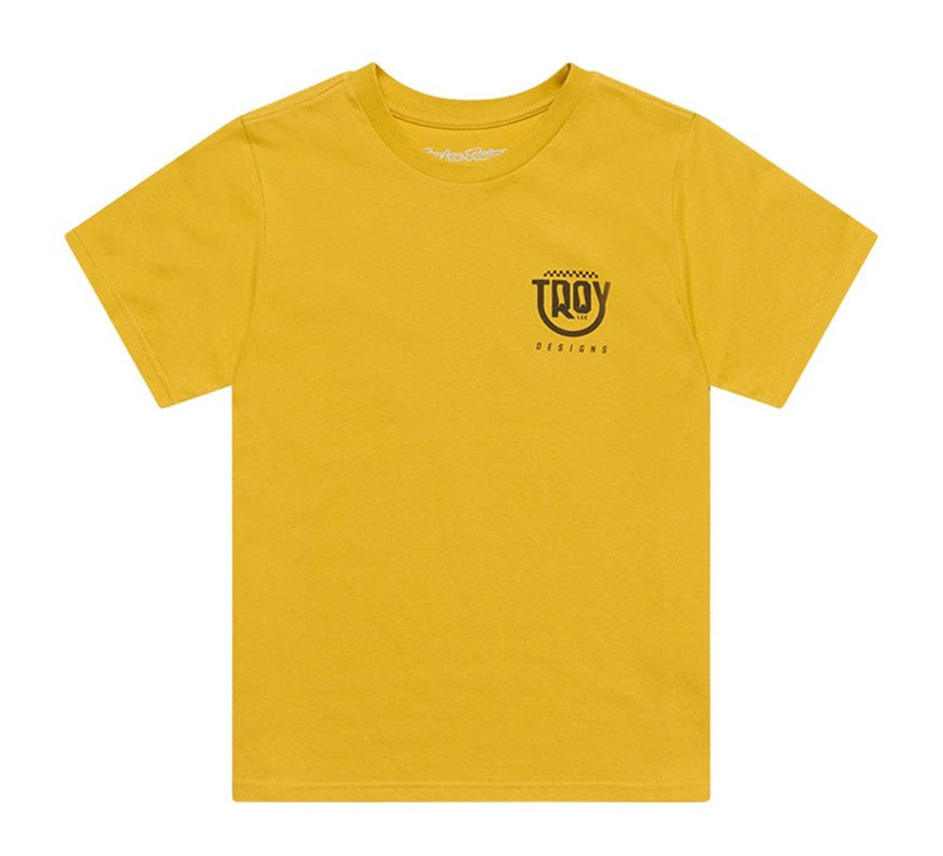 Troy Lee Designs YOUTH SHORT SLEEVE TEE SMILEY GOLDEN FRONT