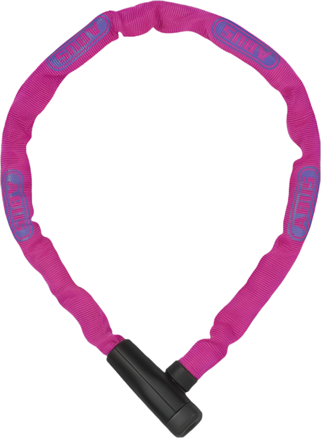 ABUS STEEL-O-CHAIN KEY 5805K 75CM X 5MM Pink Chain Lock