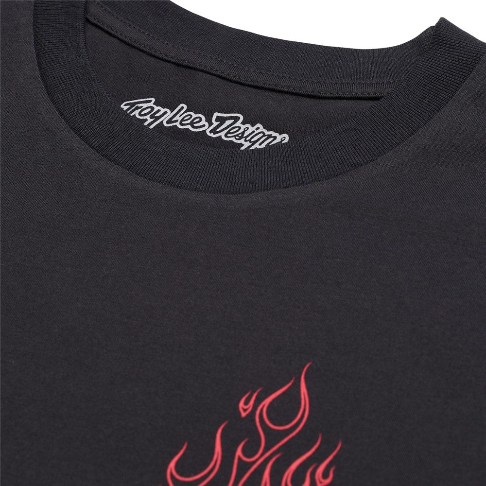 Troy Lee Designs LONG SLEEVE TEE TORCHED CARBON DETAIL
