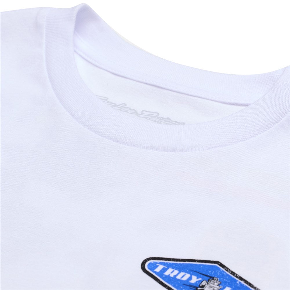 Troy Lee Designs LONG SLEEVE TEE OVERLOAD WHITE