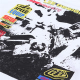 Troy Lee Designs LONG SLEEVE TEE OVERLOAD WHITE PRINT