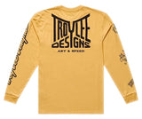 Troy Lee Designs Long Sleeve Tee Handlebar Bleached Melon BACK