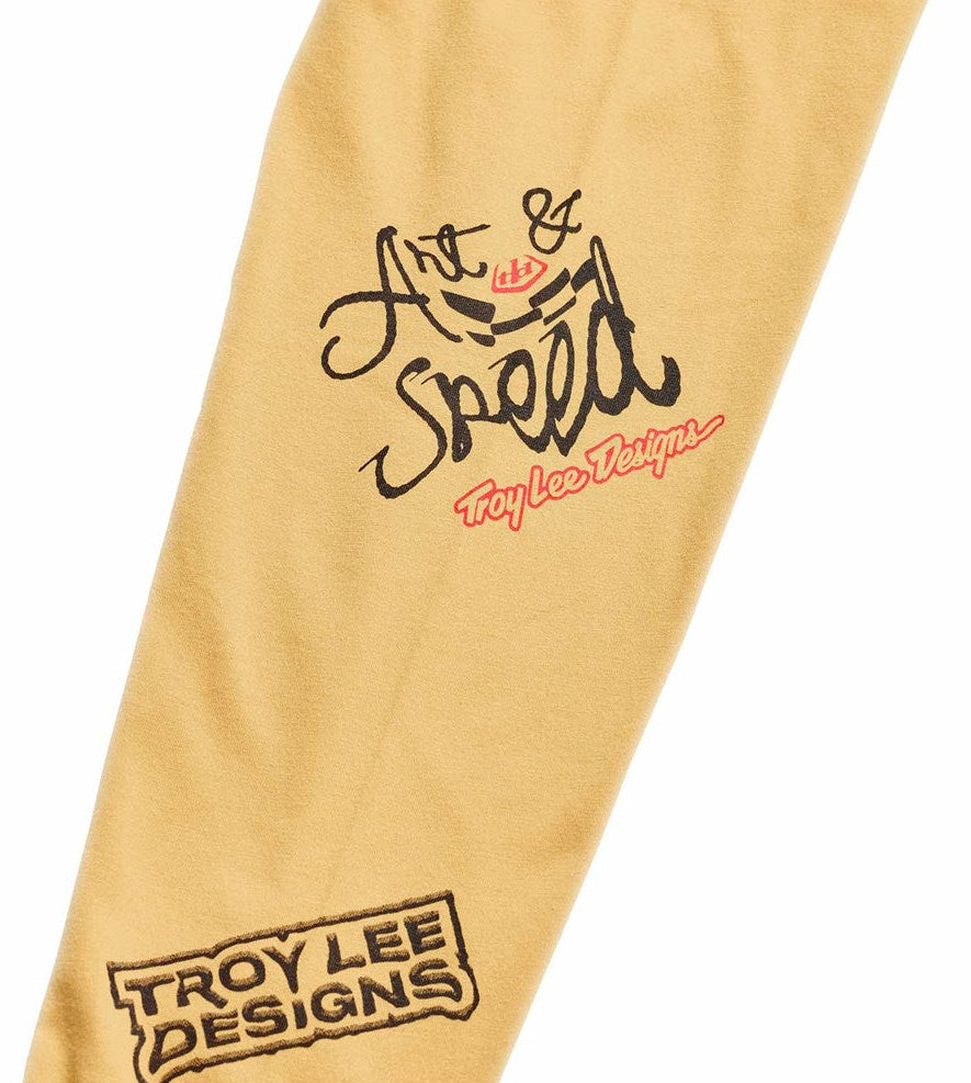 Troy Lee Designs Long Sleeve Tee Handlebar Bleached Melon DETAILS