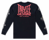 Troy Lee Designs Long Sleeve Tee Handlebar Black BACK