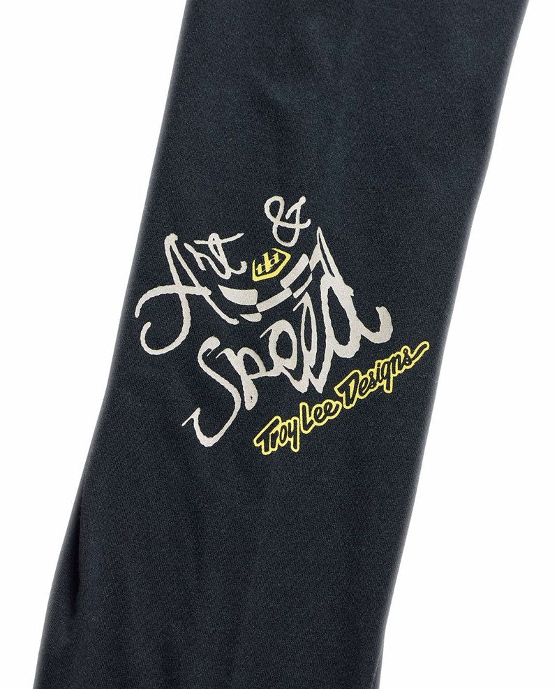 Troy Lee Designs Long Sleeve Tee Handlebar Black DETAILS