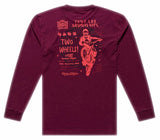 Troy Lee Designs Long Sleeve Tee Friday Night Sangria BACK