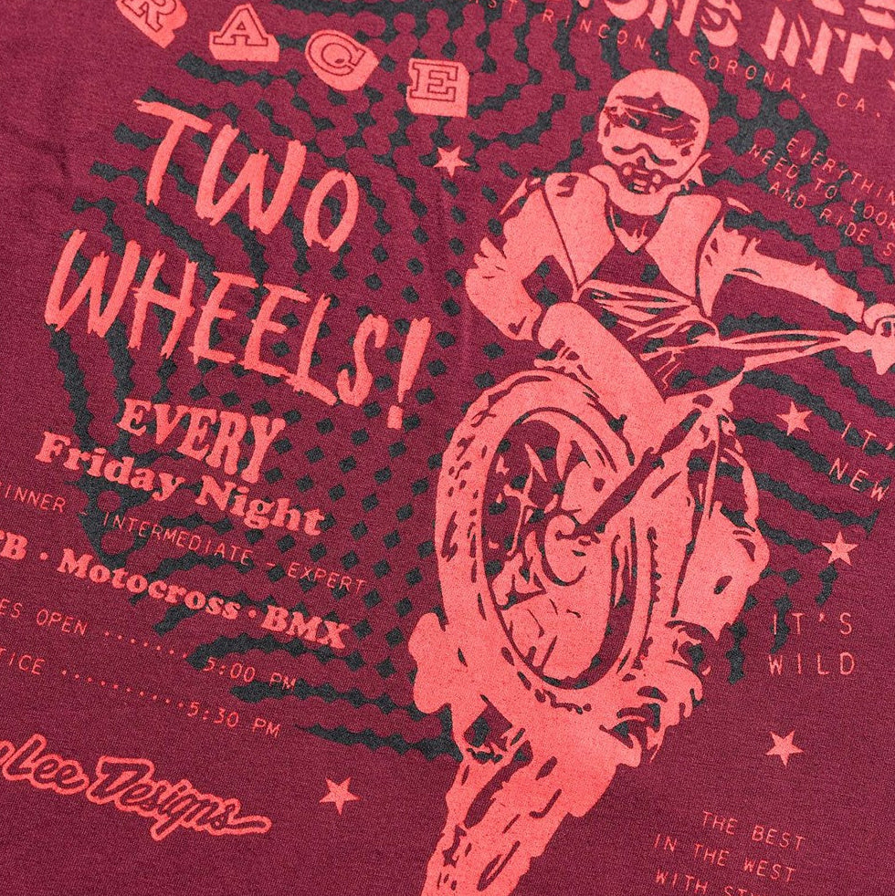 Troy Lee Designs Long Sleeve Tee Friday Night Sangria DETAILS