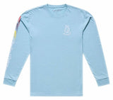 Troy Lee Designs Long Sleeve Tee Deuces Dawn Blue FRONT