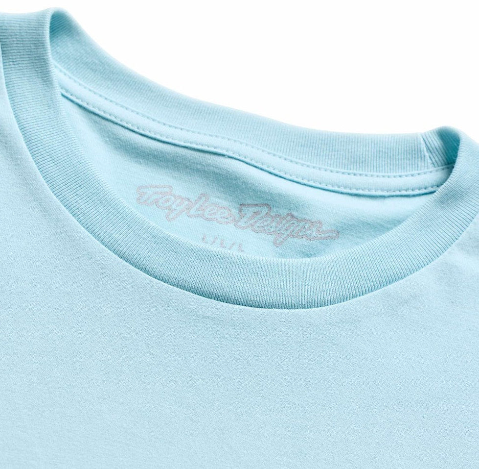 Troy Lee Designs Long Sleeve Tee Deuces Dawn Blue DETAILS