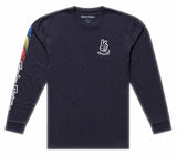 Troy Lee Designs Flame2 Long Sleeve Tee Carbon FRONT