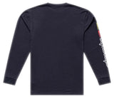 Troy Lee Designs Long Sleeve Tee Deuces Carbon BACK