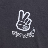 Troy Lee Designs Flame2 Long Sleeve Tee Carbon DETAILS