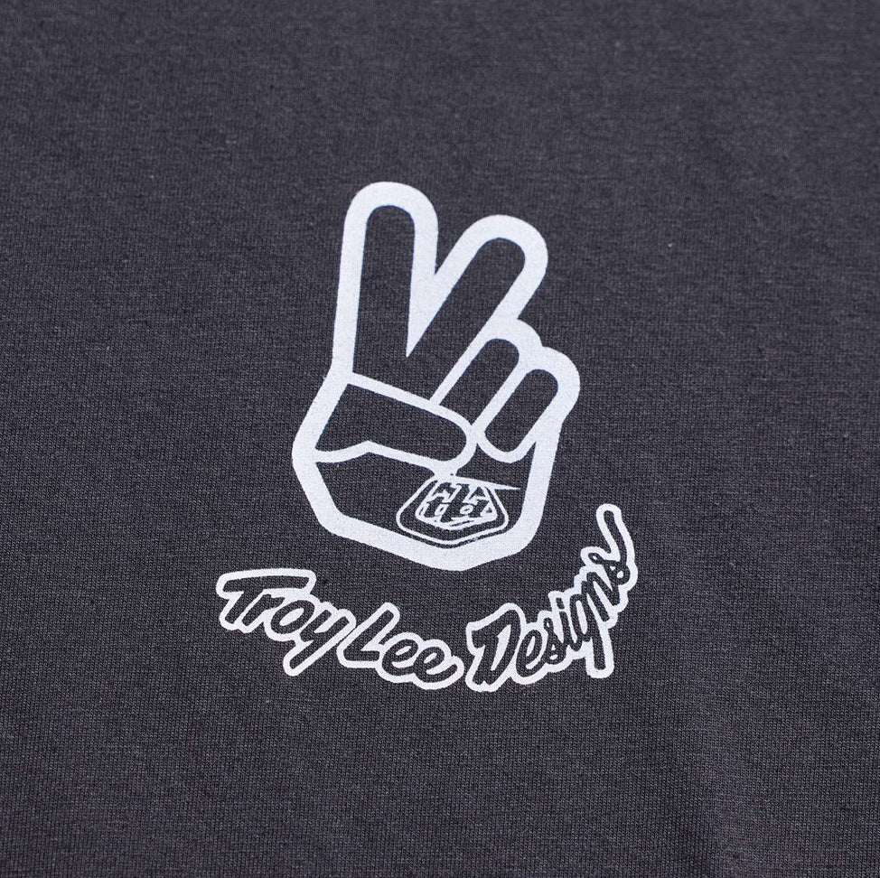 Troy Lee Designs Long Sleeve Tee Deuces Carbon DETAILS
